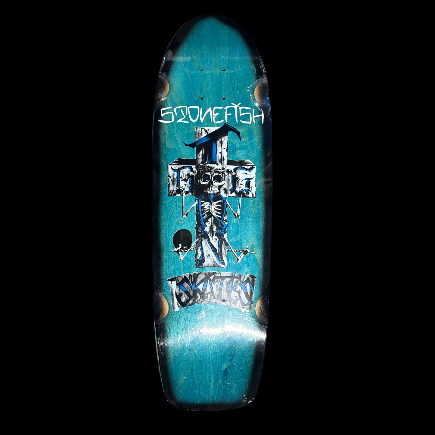 DTS DECK/STONE FISH 70's RIDER BLK FADE