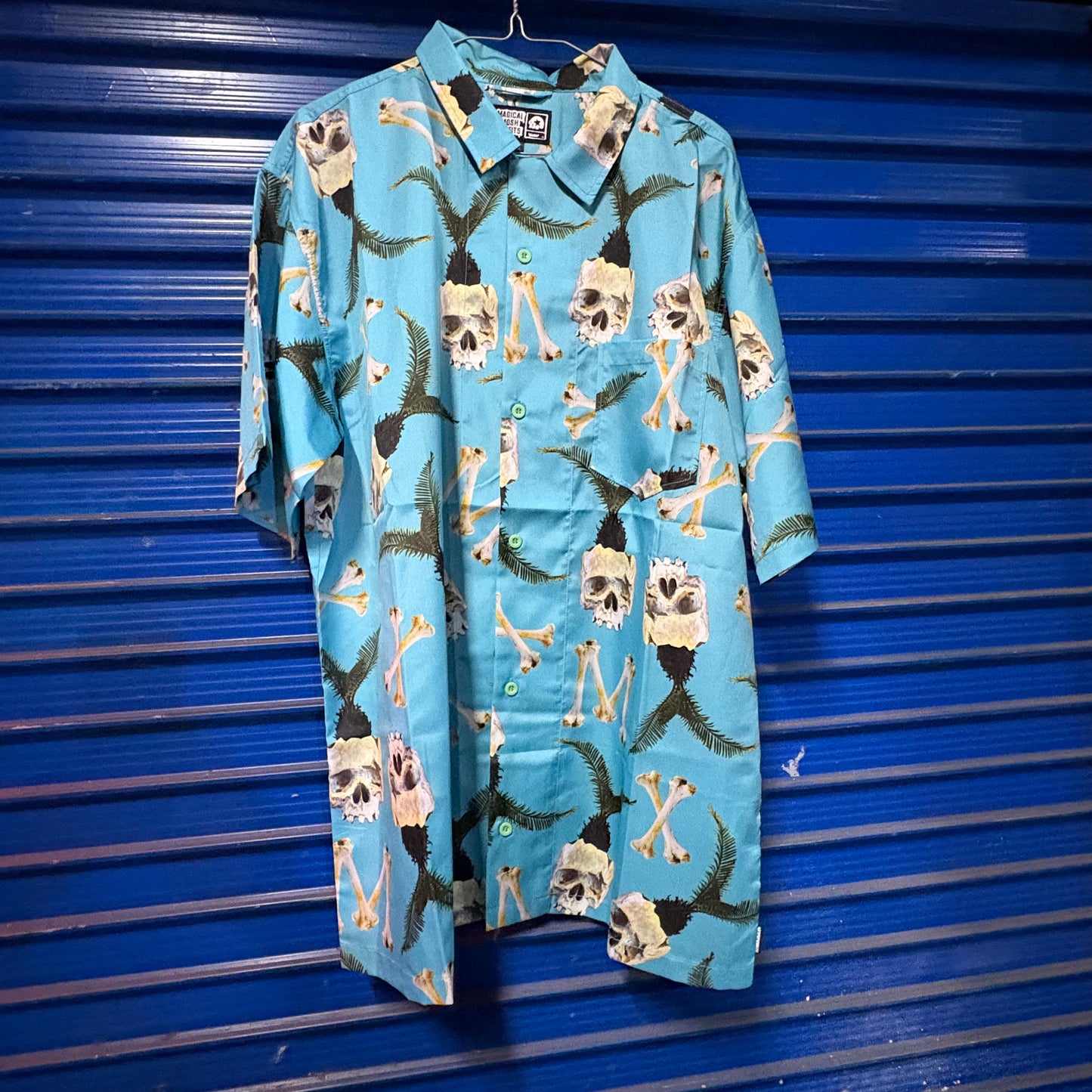 MXMXM SOTETSU SKULL SHIRT
BLUE