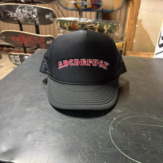 ABCDEFUCK mesh cap（Black）