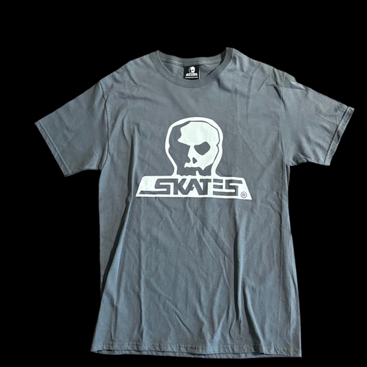 SKULL SKATE BURBS CHARCOAL TEE