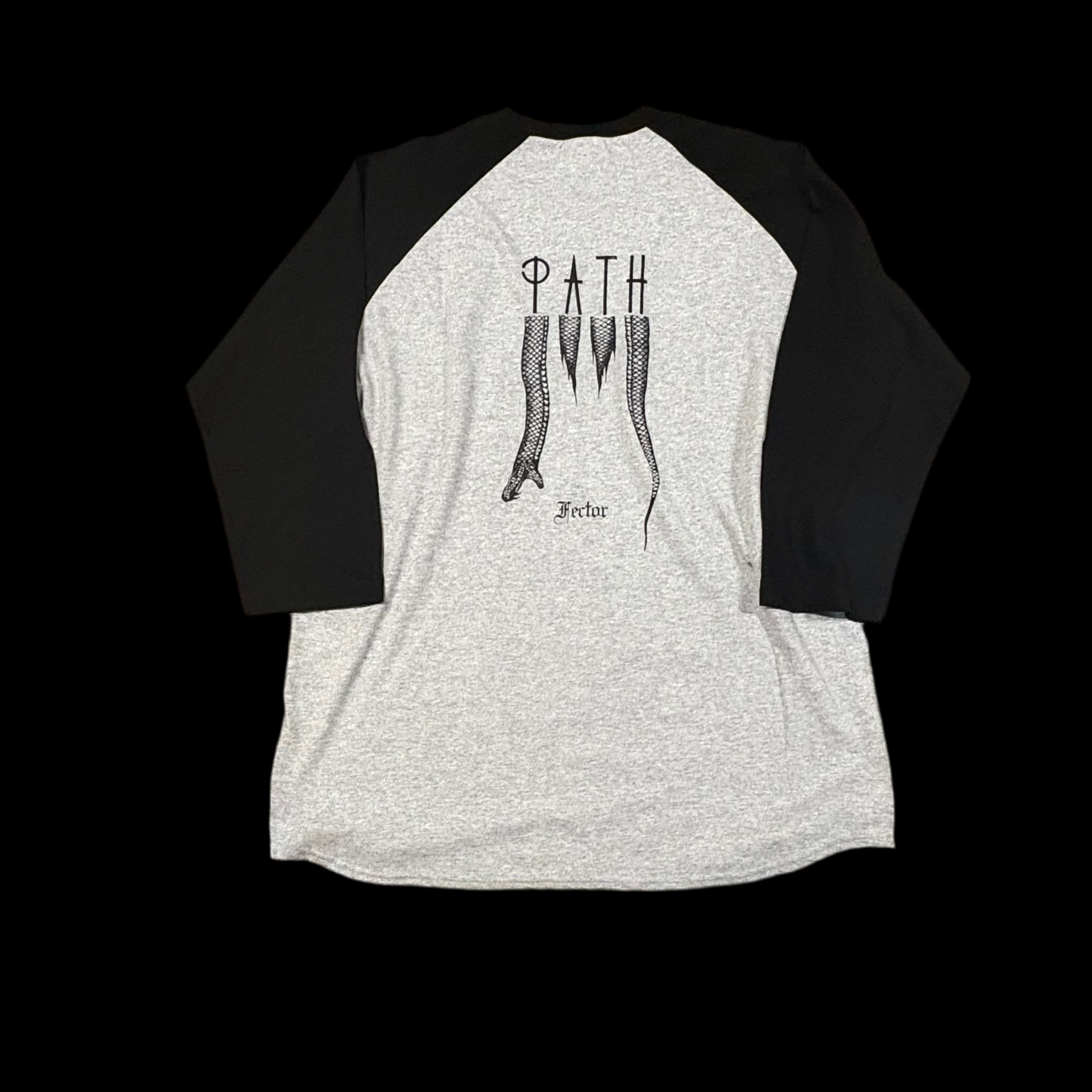 snake path ラグラン　GRY/BLK