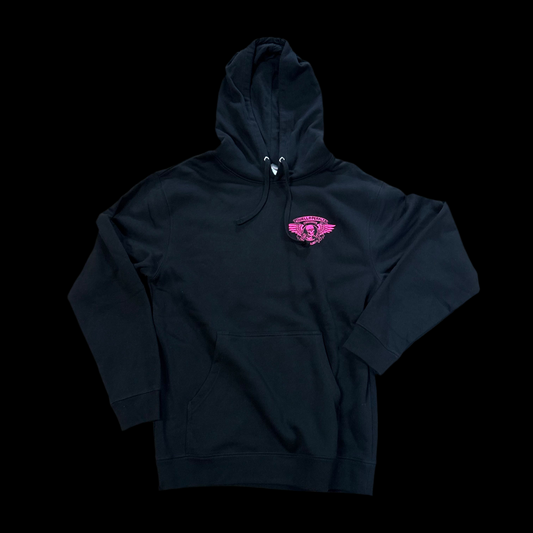 PULLOVER HOOD WINGD RIPPER BKライトpnk