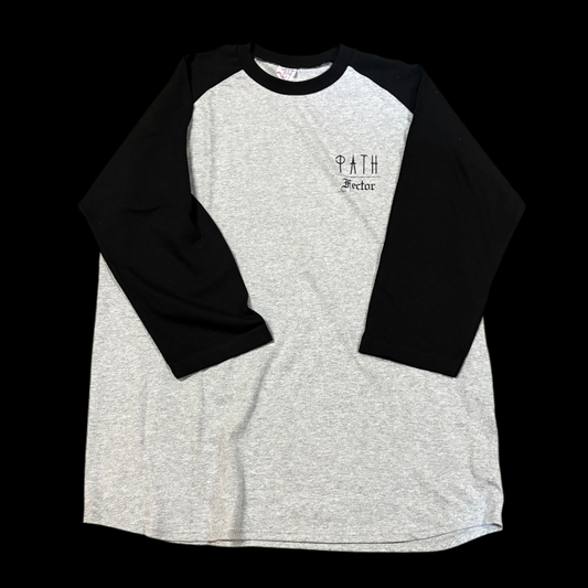 snake path ラグラン　GRY/BLK