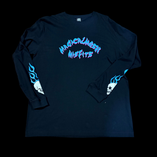 M×M×M FIRE LONG TEE BLUE