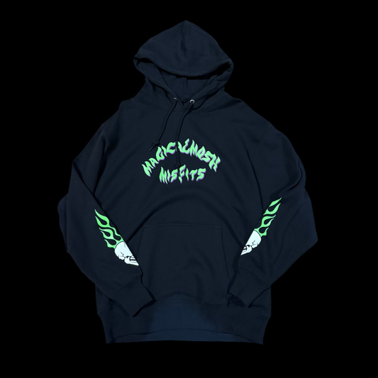 M×M×M FIRE HOODIE GREEN