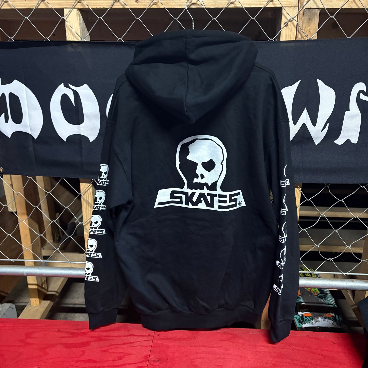 ロゴ　フードスウェット‘ブラック‘