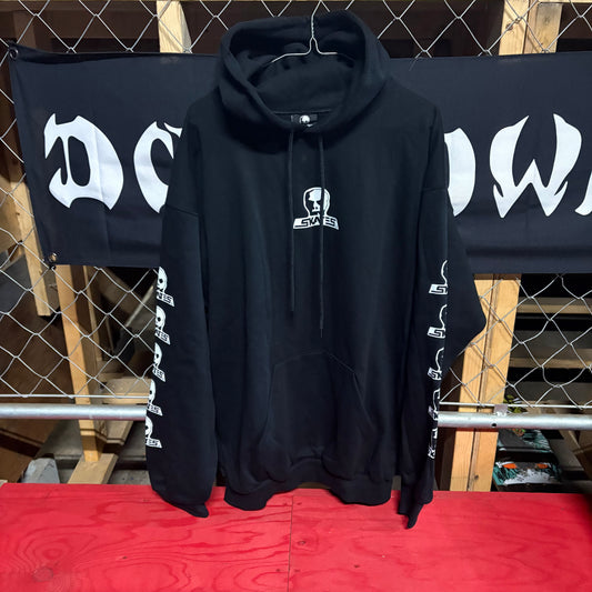 ロゴ　フードスウェット‘ブラック‘