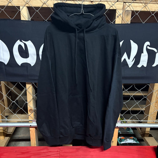 SKULL SKATES 　ブラックアウト（ブラックxブラックプリント）フーディー